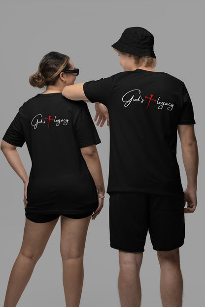 Gods legacy unisex T-shirt  (back & front )